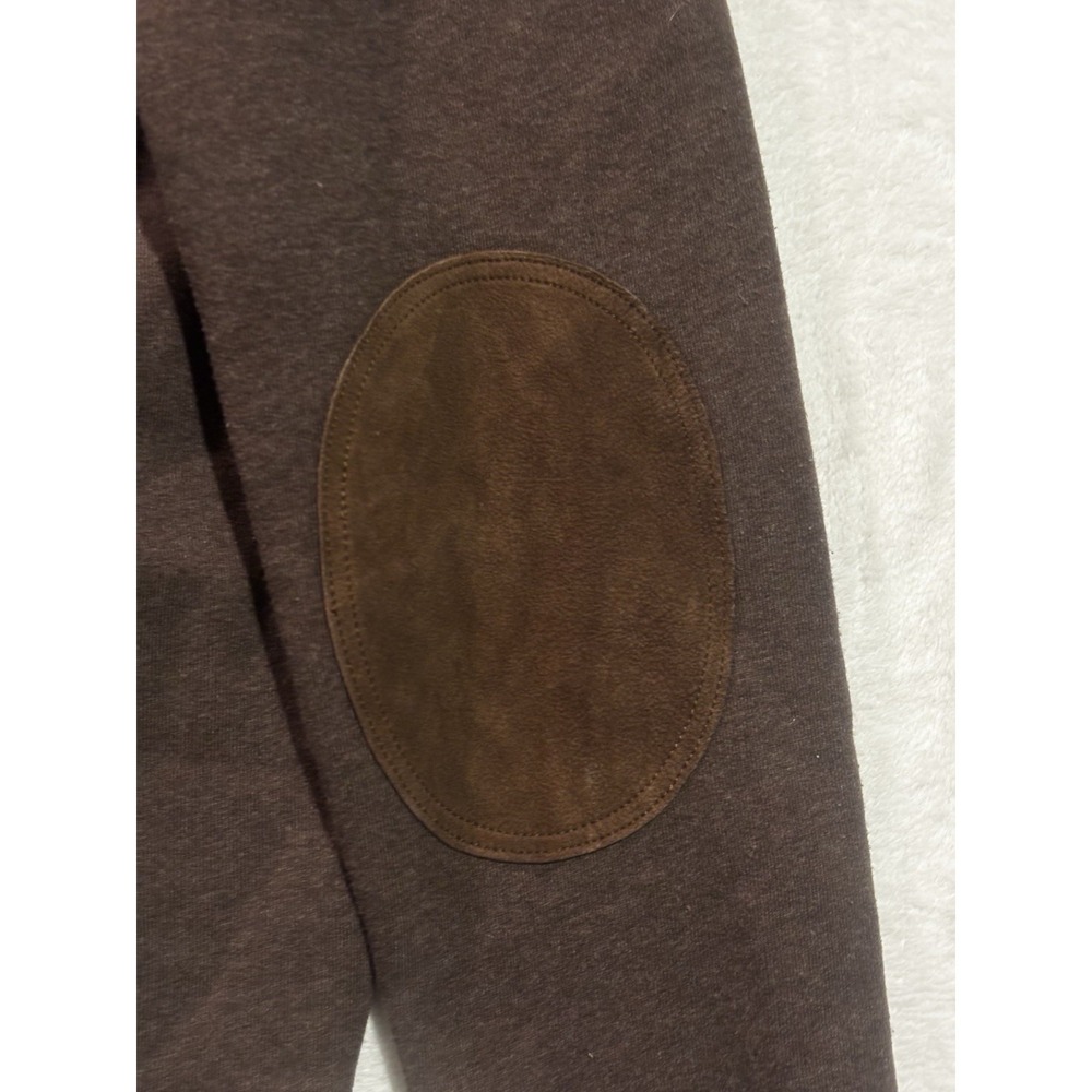 Vintage Polo Ralph Lauren‎ Men's  Med Suede Elbows Shawl Neck Sweater 90s M - Picture 7 of 8